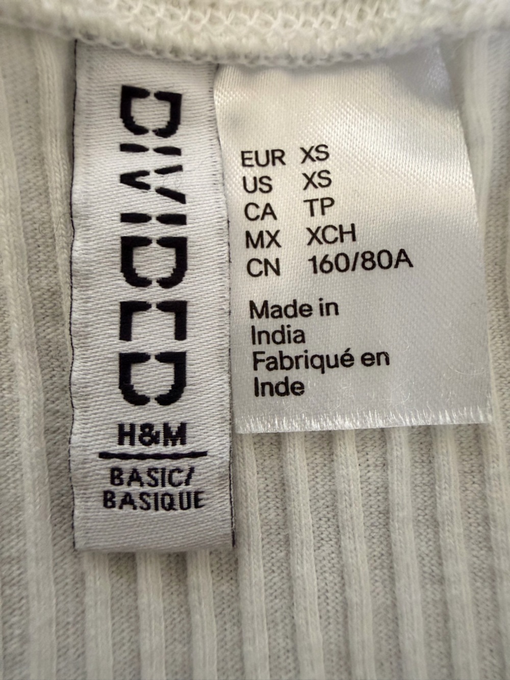 Divided-H&M Ribbed Tube Top - Picture 2 of 2